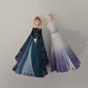 Walt Disney Frozen Princess Plastic Figures Cake Topper 3" Tall
